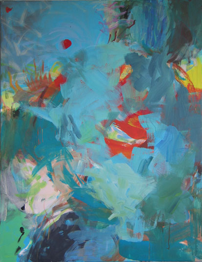 Pat Hofmann - Abstraktion t�rkis 2003